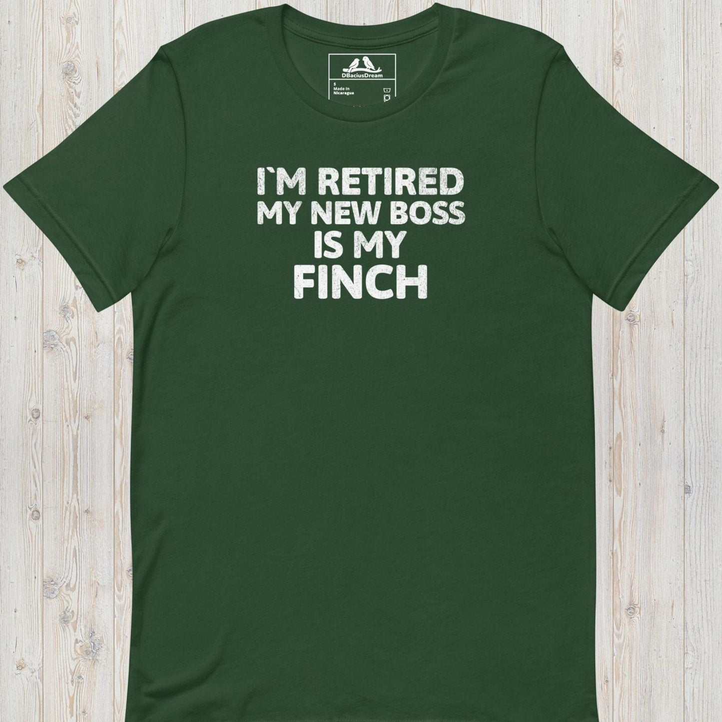 My New Boss Is My Finch Unisex t-shirt