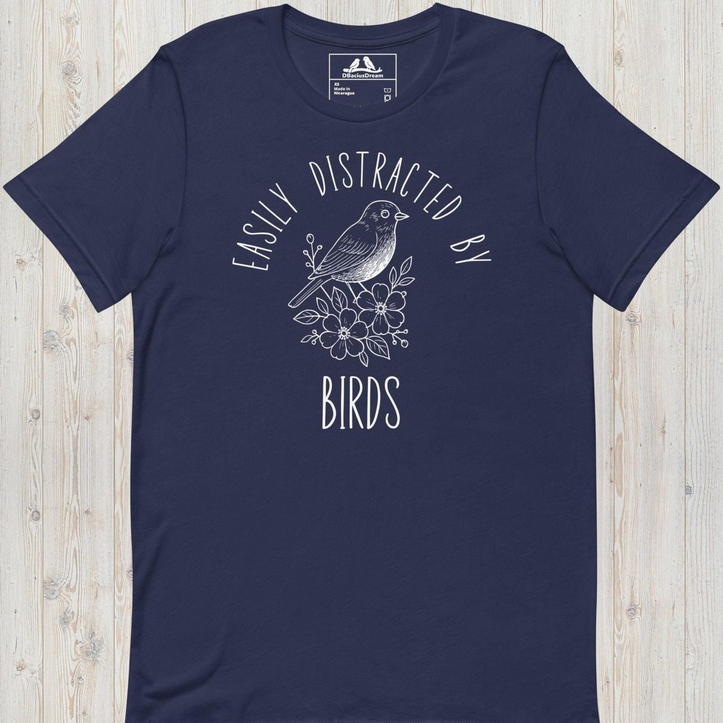 Easily Distracted By Birds Unisex t-shirt