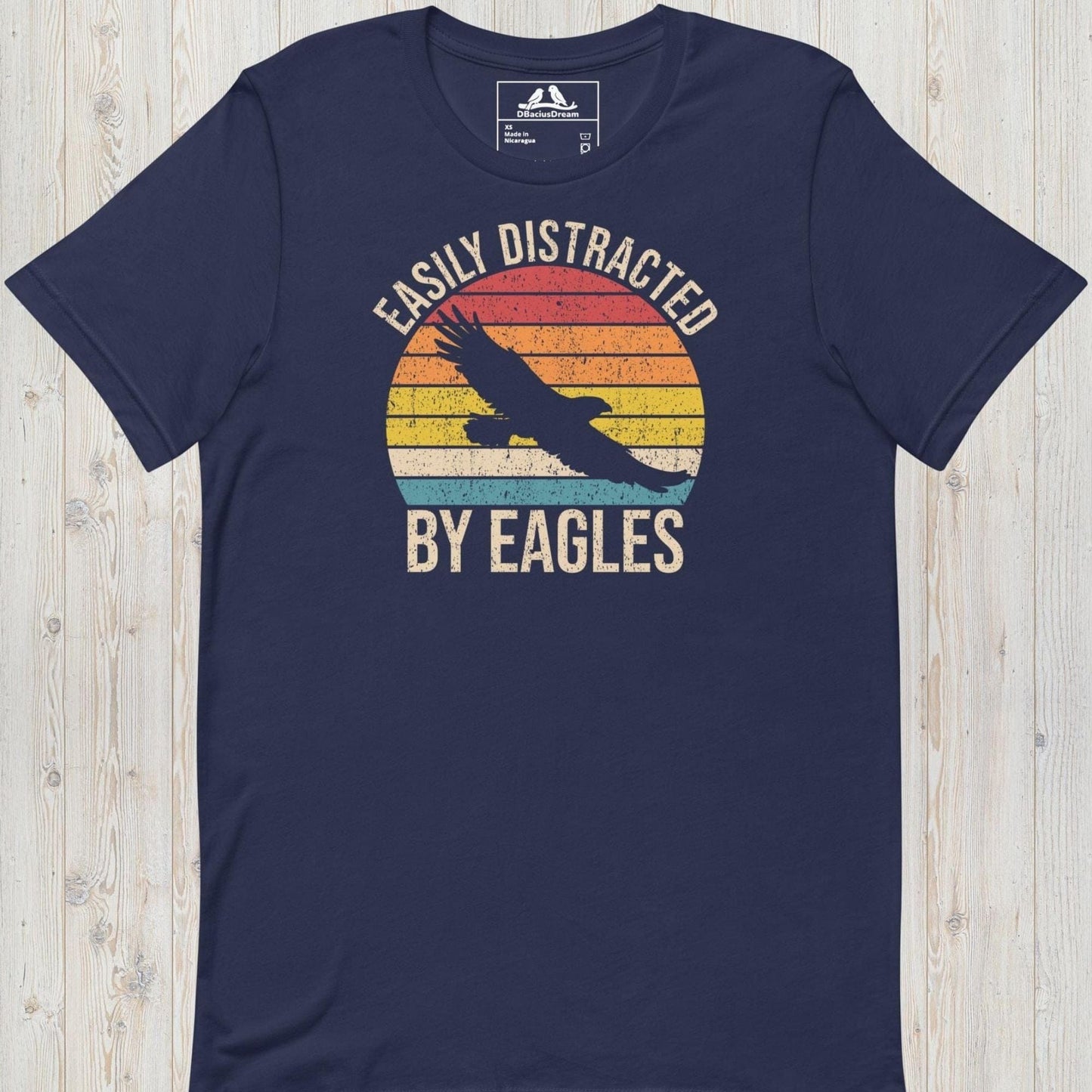 Easily Distracted By Eagles Unisex t-shirt
