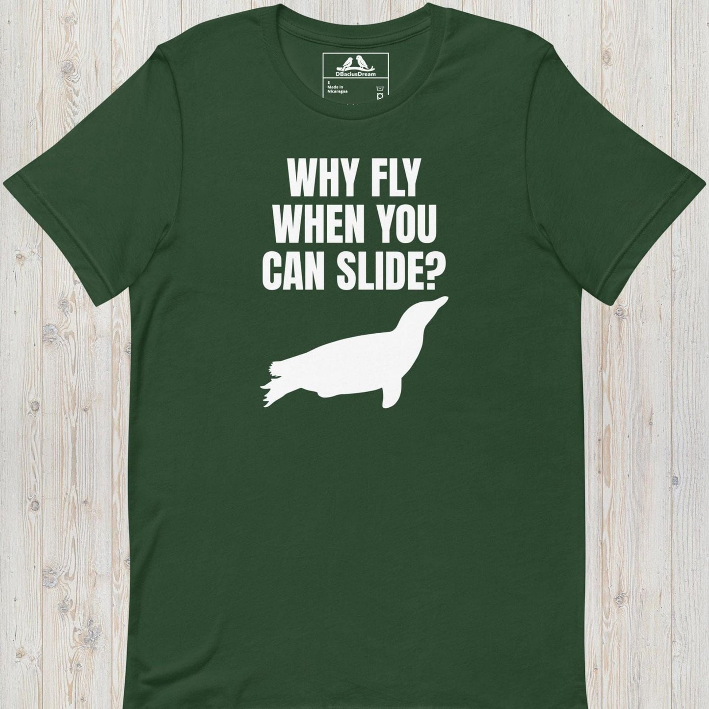 Why Fly When You Can Slide Unisex t-shirt