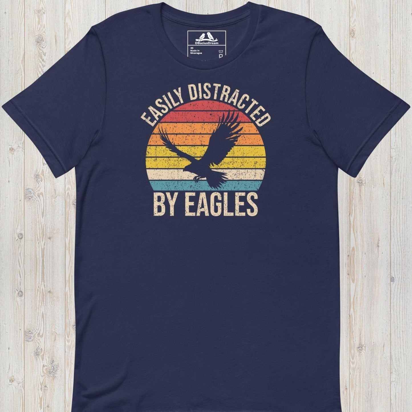 Easily Distracted By Eagles Unisex t-shirt