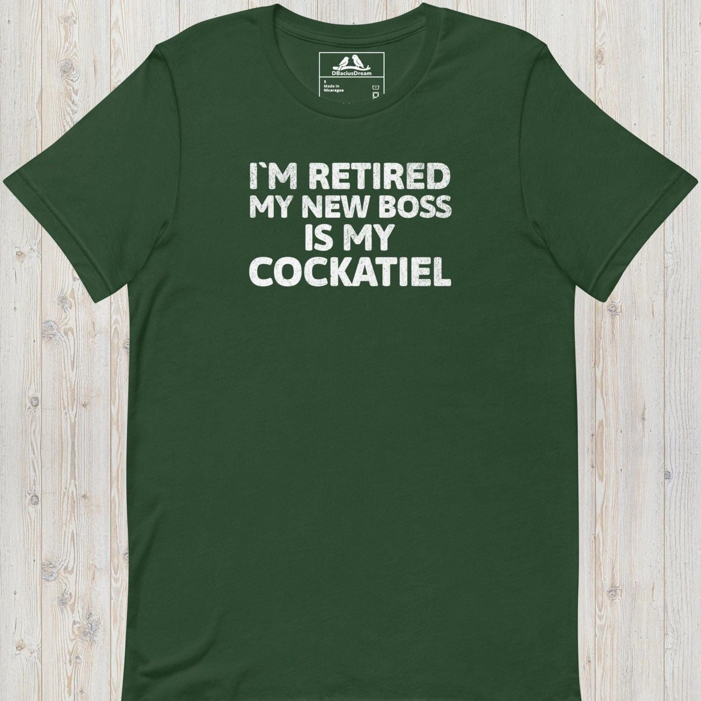 My New Boss Is My Cockatiel Unisex t-shirt