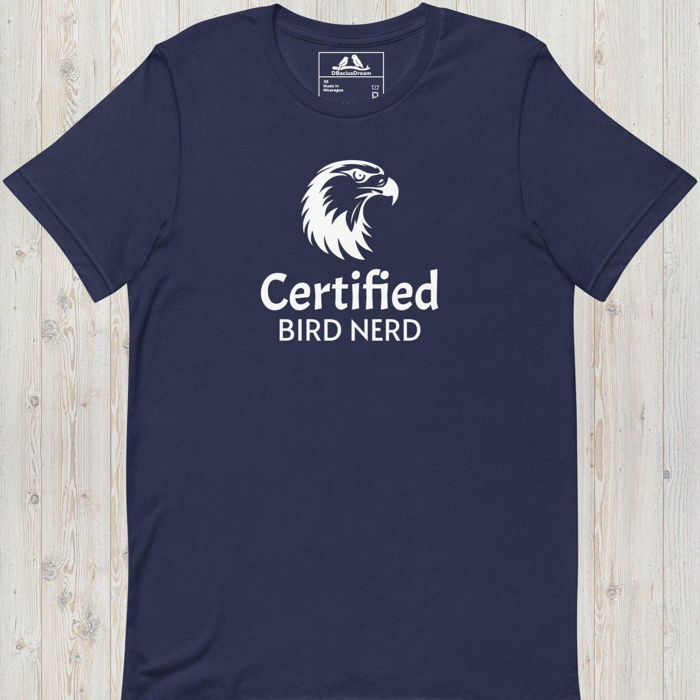Certified Bird Nerd Unisex t-shirt