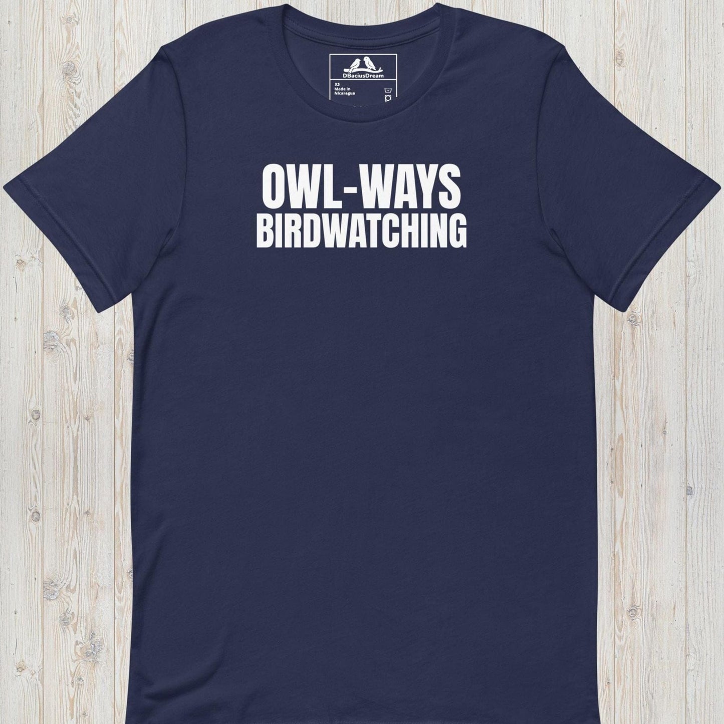 Owl-Ways Birdwatching Unisex t-shirt