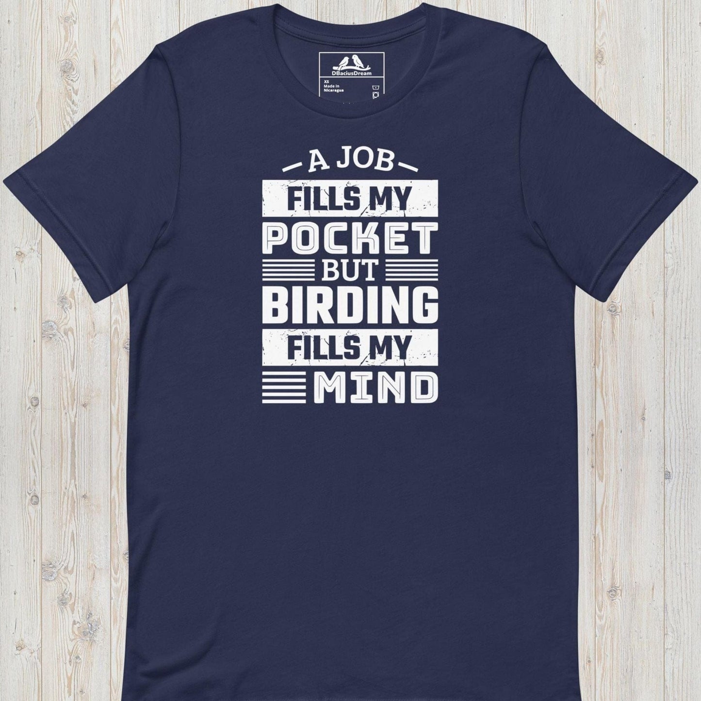 Birding Fills My Mind Unisex t-shirt