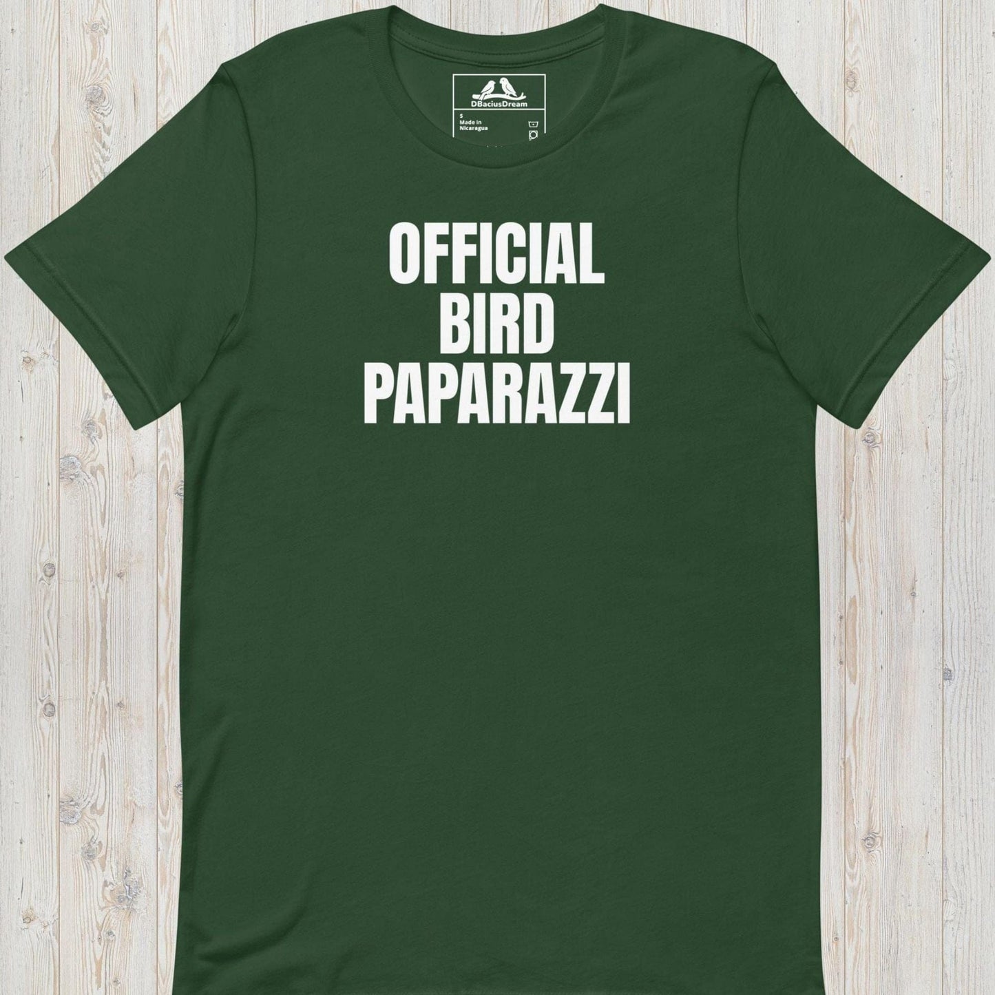Official Bird Paparazzi Unisex t-shirt