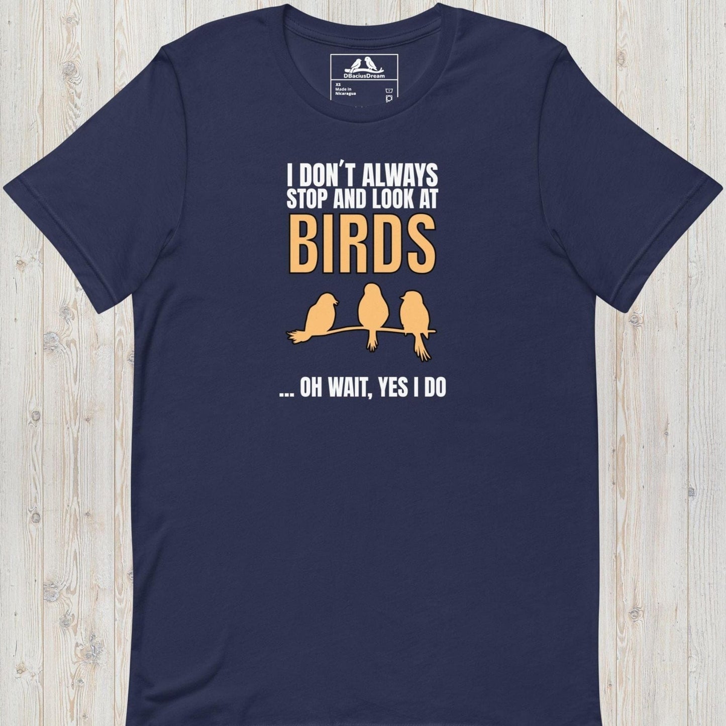 Stop and Look At Birds Unisex t-shirt
