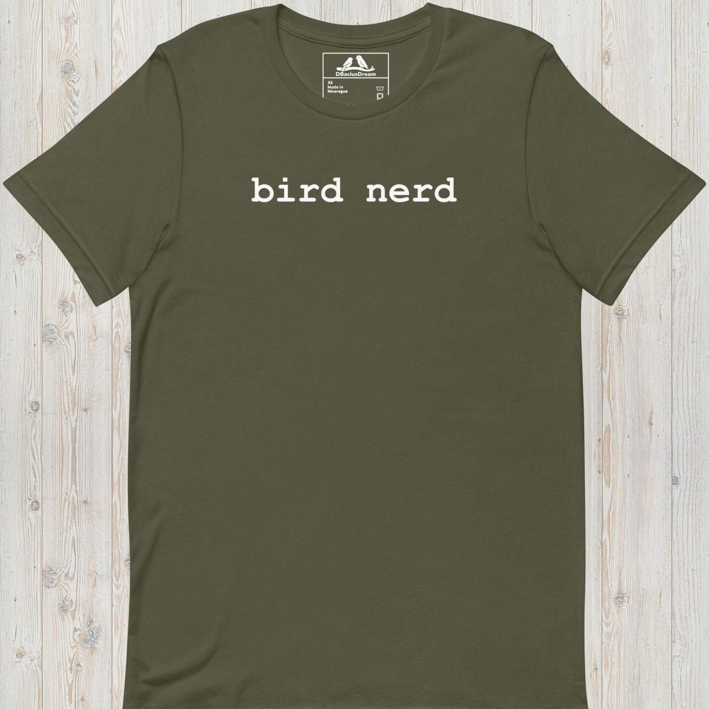 Bird Nerd Unisex t-shirt