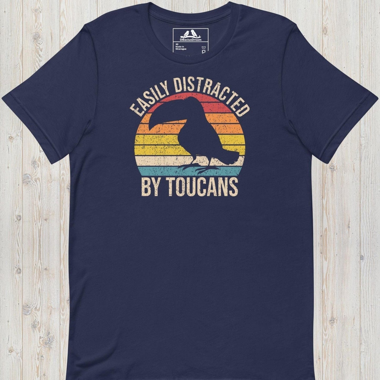 Easily Distracted By Toucans Unisex t-shirt