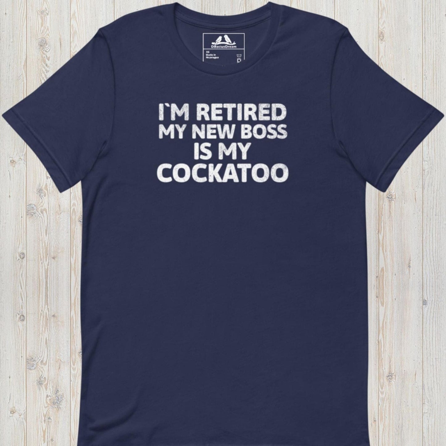 My New Boss Is My Cockatoo Unisex t-shirt