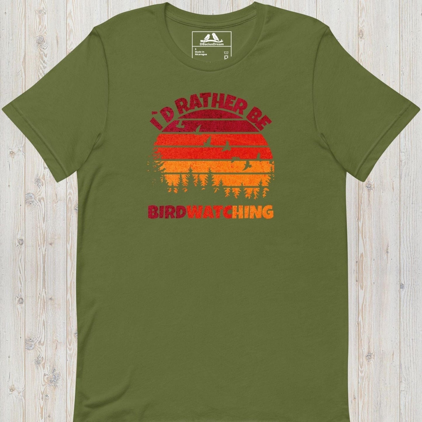Id Rather Be Birdwatching Unisex t-shirt