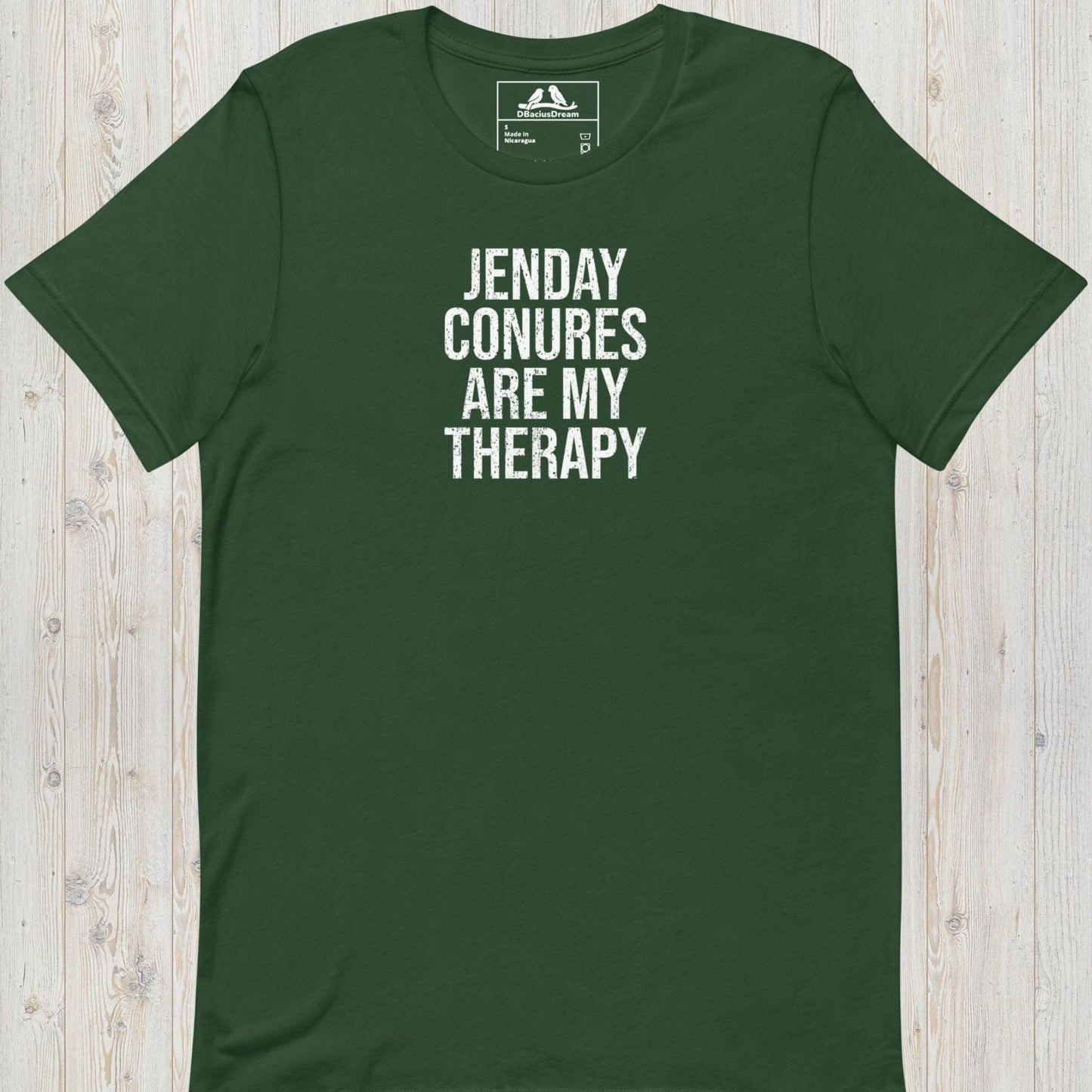 Jenday Conures Are My Therapy Unisex t-shirt