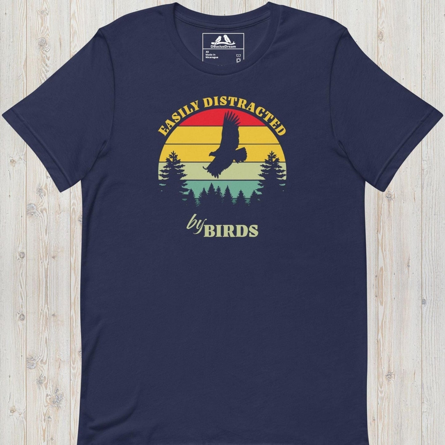 Easily Distracted By Birds Unisex t-shirt