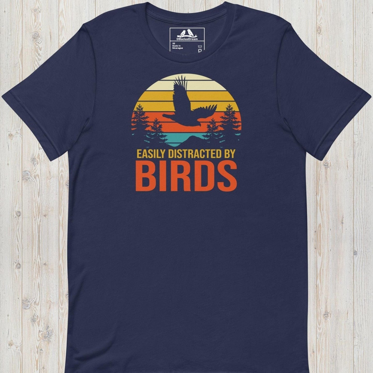 Easily Distracted By Birds Unisex t-shirt