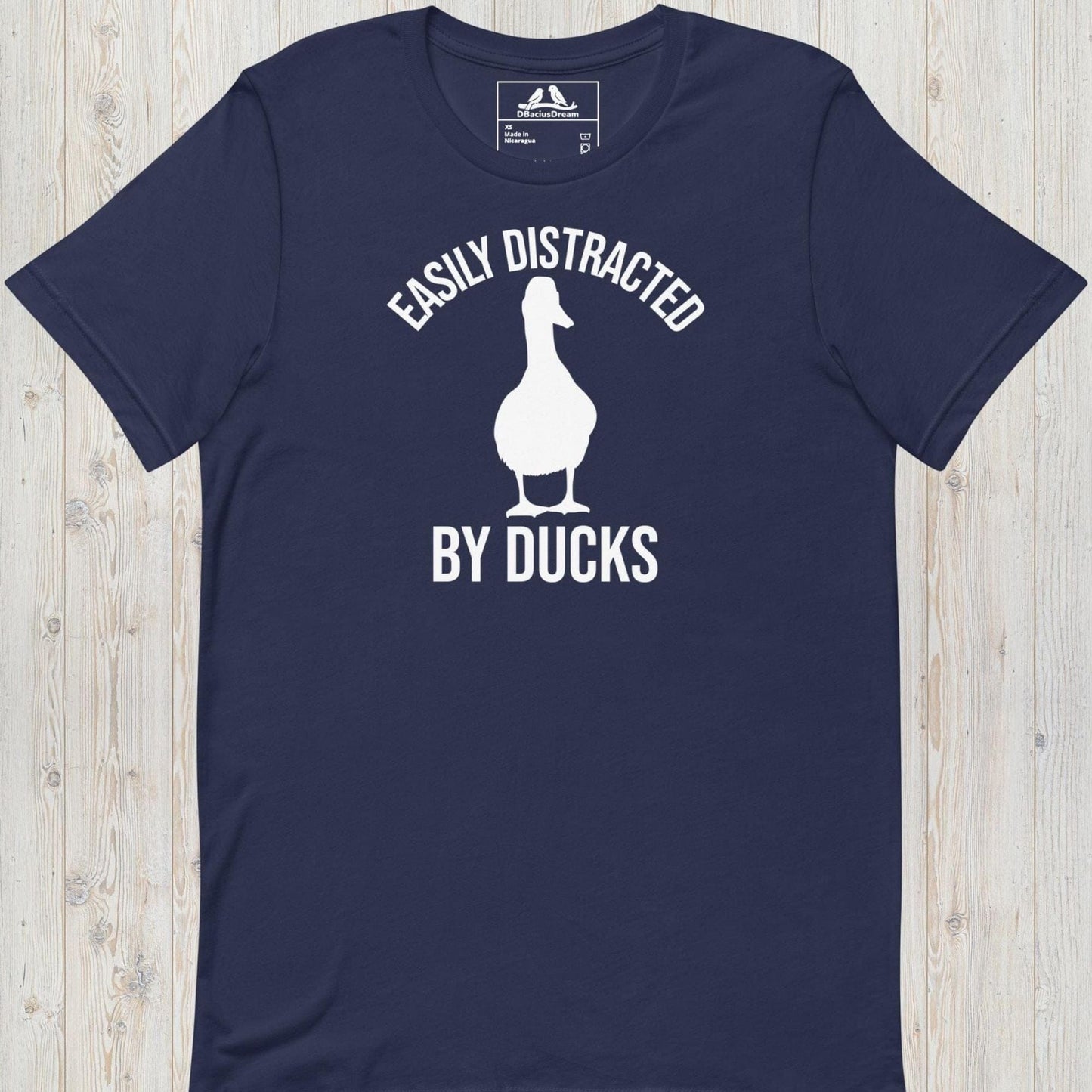 Easily Distracted By Ducks Unisex t-shirt