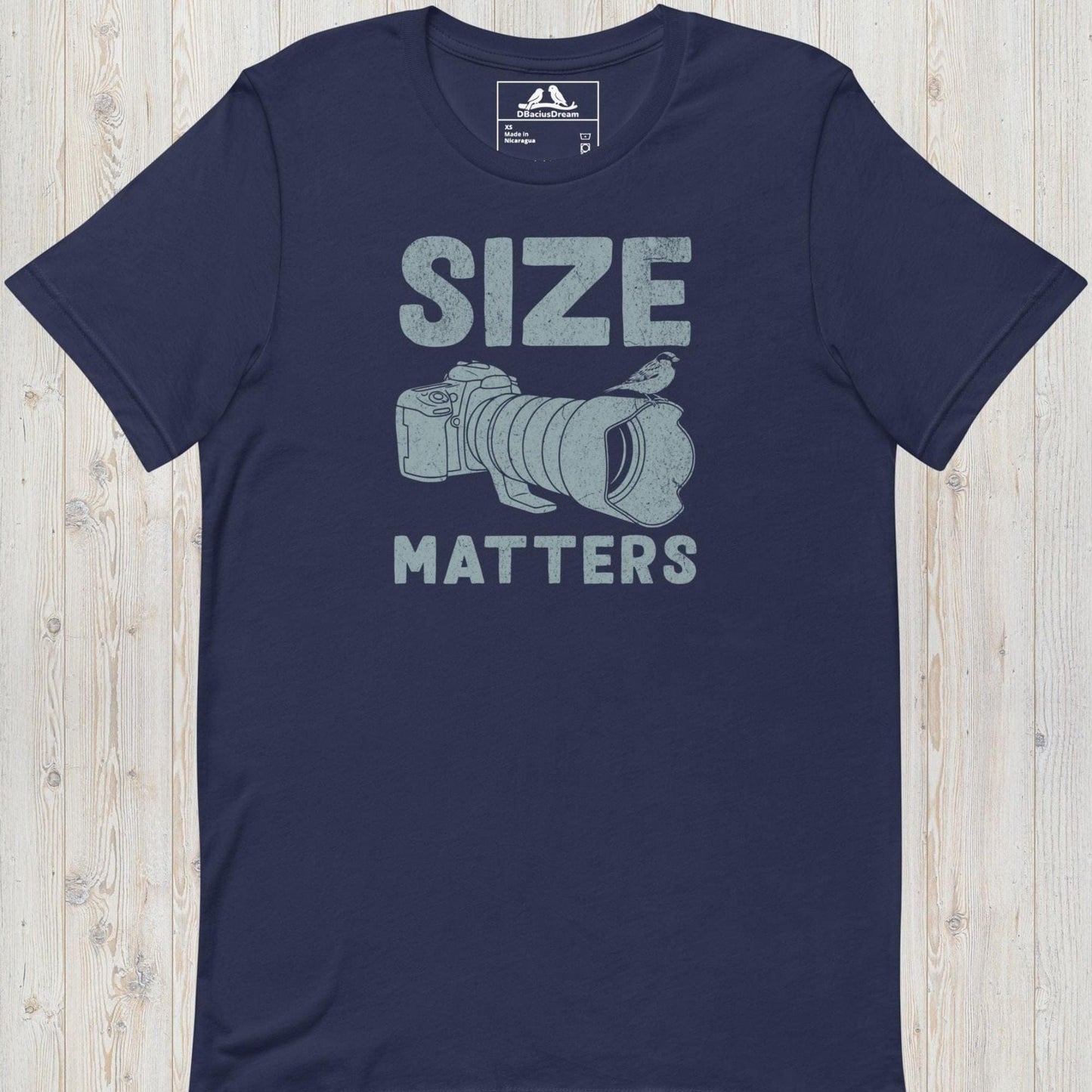 Bird Photography ”Size Matters” Unisex t-shirt