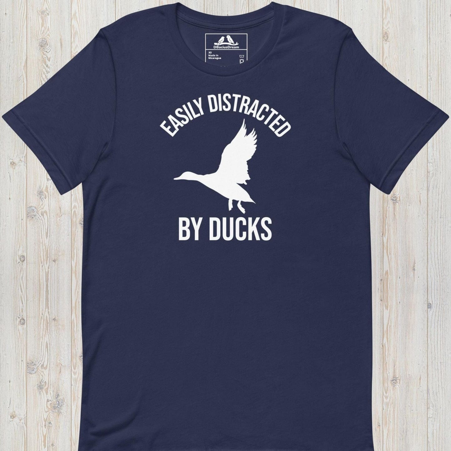 Easily Distracted By Ducks Unisex t-shirt