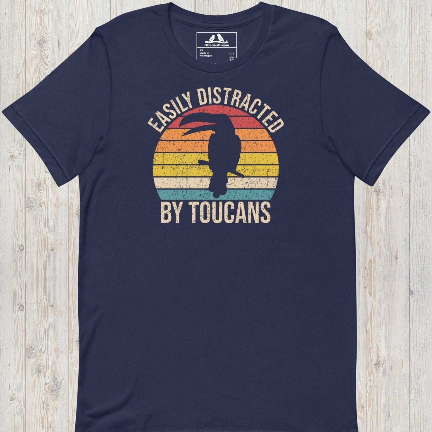 Easily Distracted By Toucans Unisex t-shirt