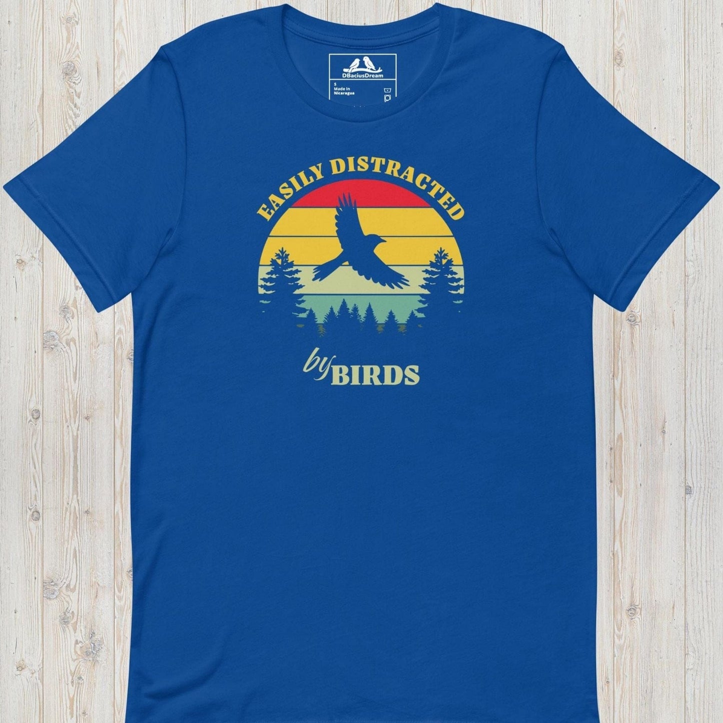Easily Distracted By Birds Unisex t-shirt