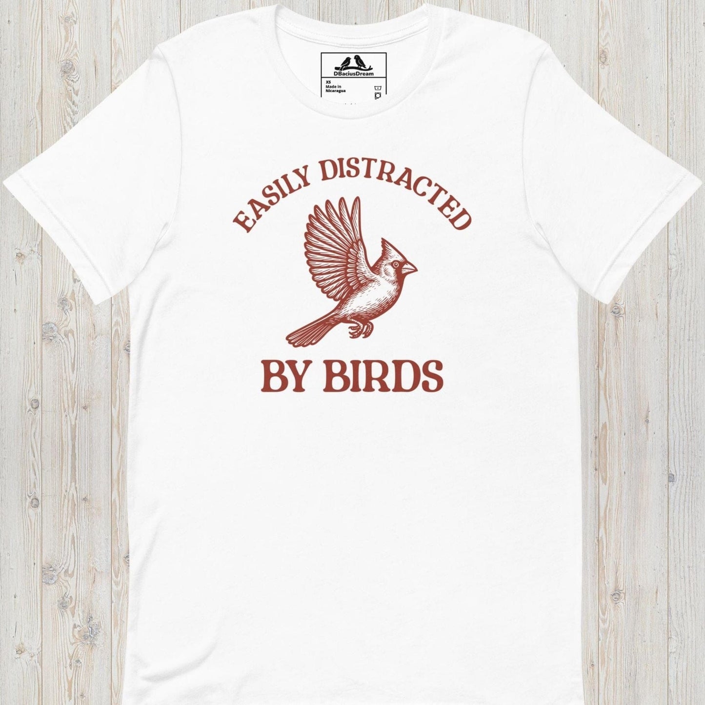 Easily Distracted By Birds Unisex t-shirt