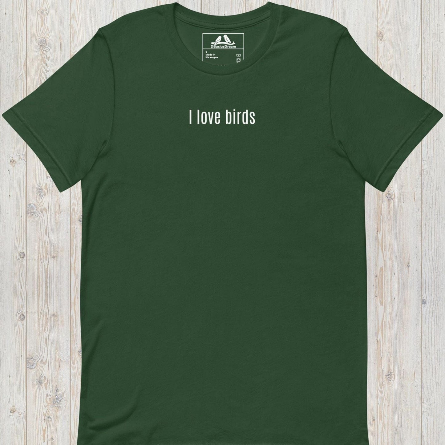 I Love Birds Unisex t-shirt