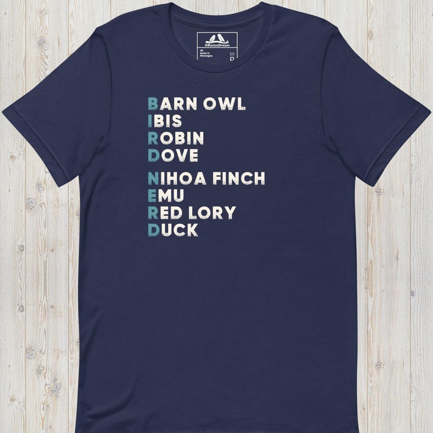 Bird Nerd Unisex t-shirt