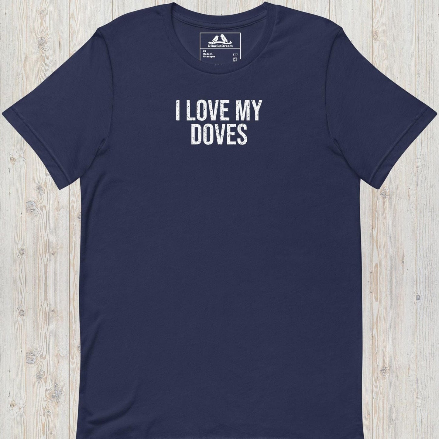I Love My Doves Unisex t-shirt