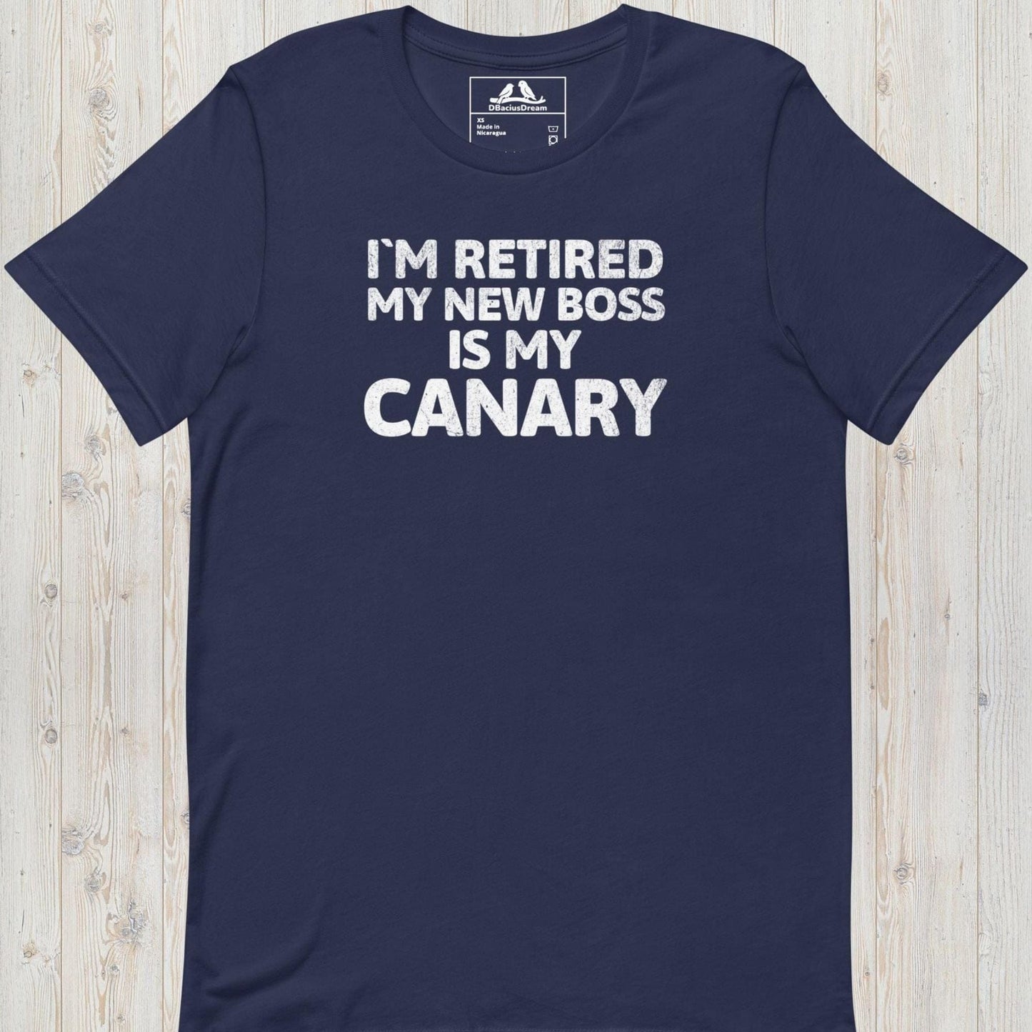 My New Boss Is My Canary Unisex t-shirt