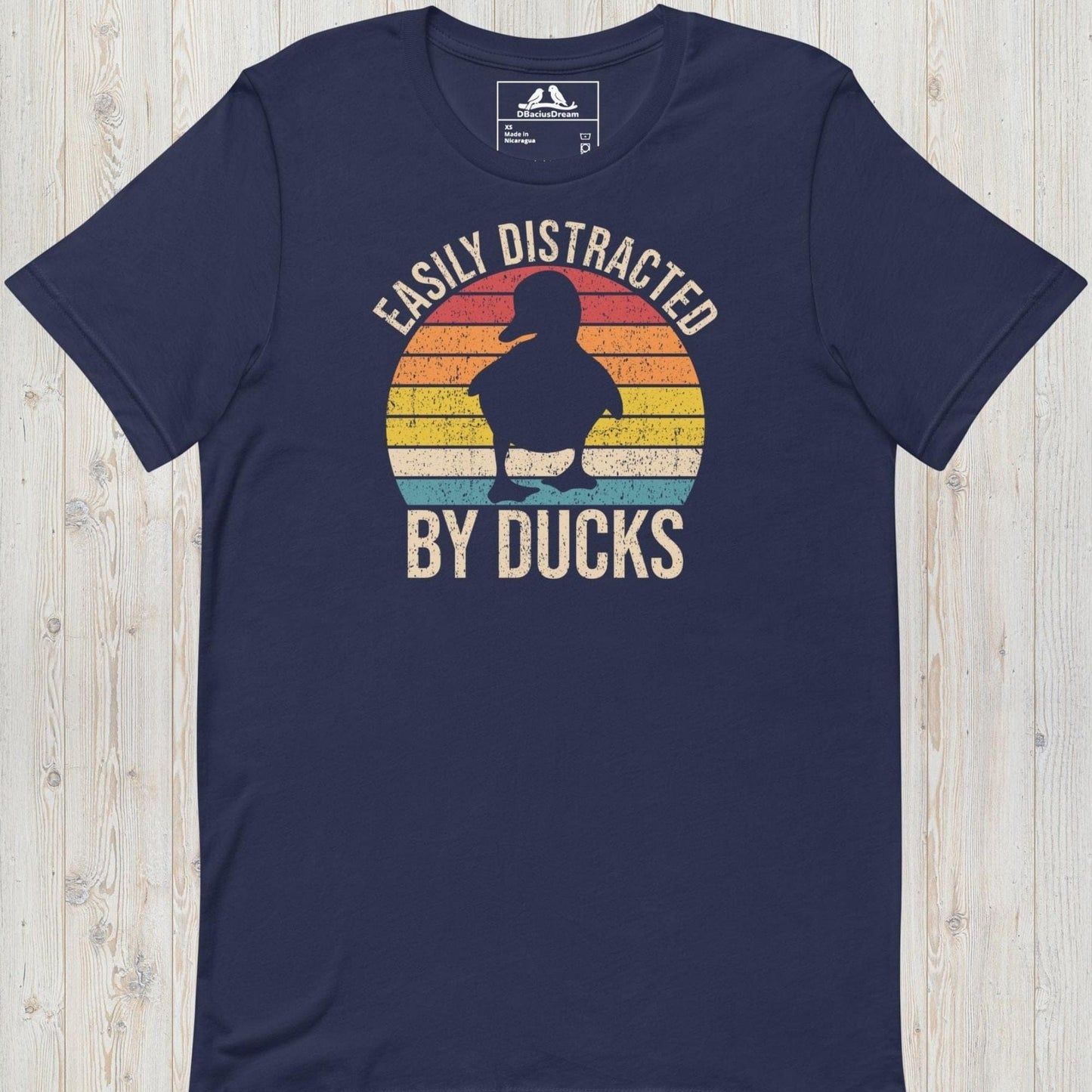 Easily Distracted By Ducks Unisex t-shirt