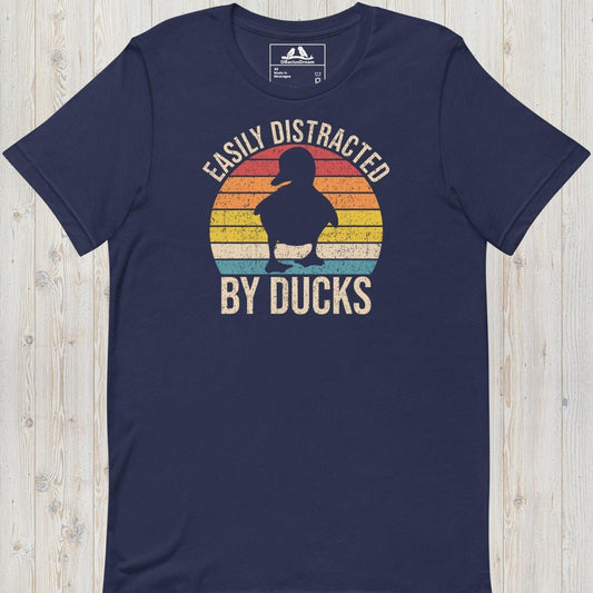 Easily Distracted By Ducks Unisex t-shirt