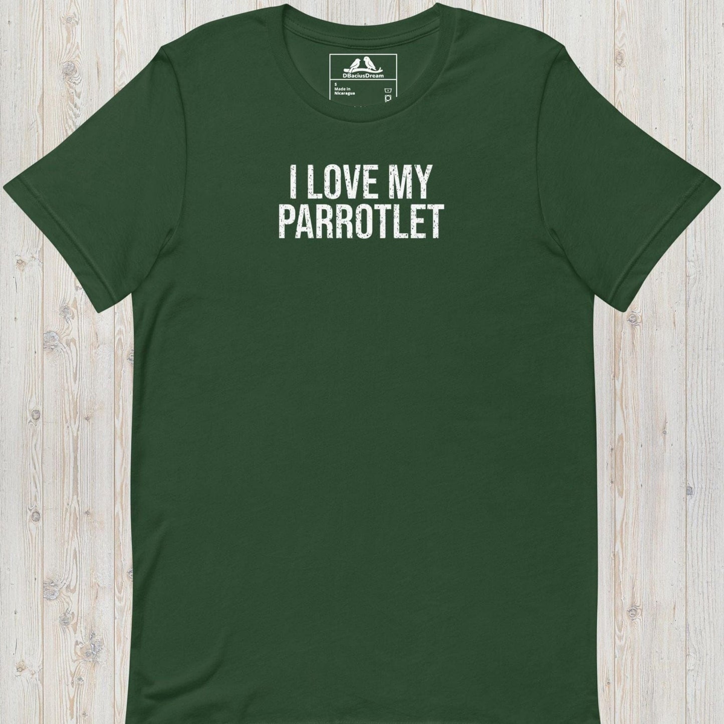 I Love My Parrotlet Unisex t-shirt