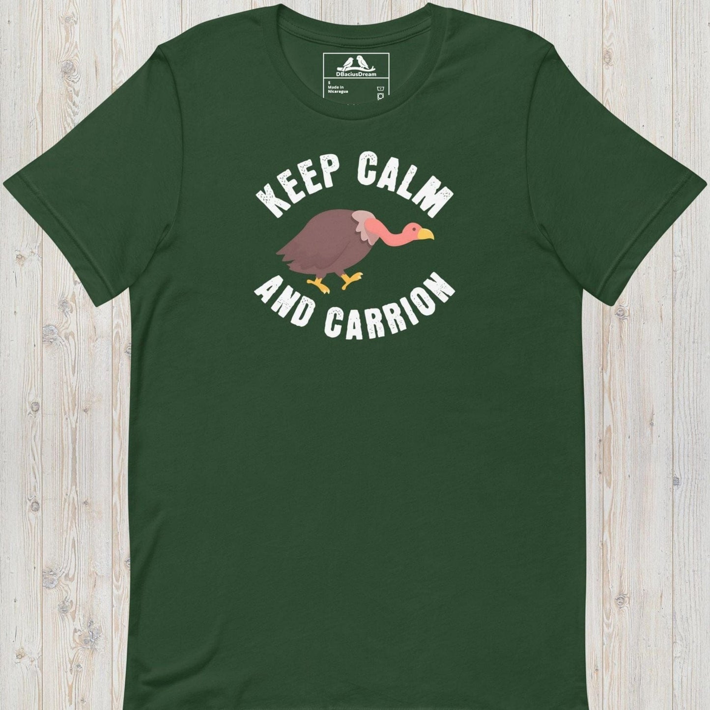 Keep Calm And Carrion Unisex t-shirt
