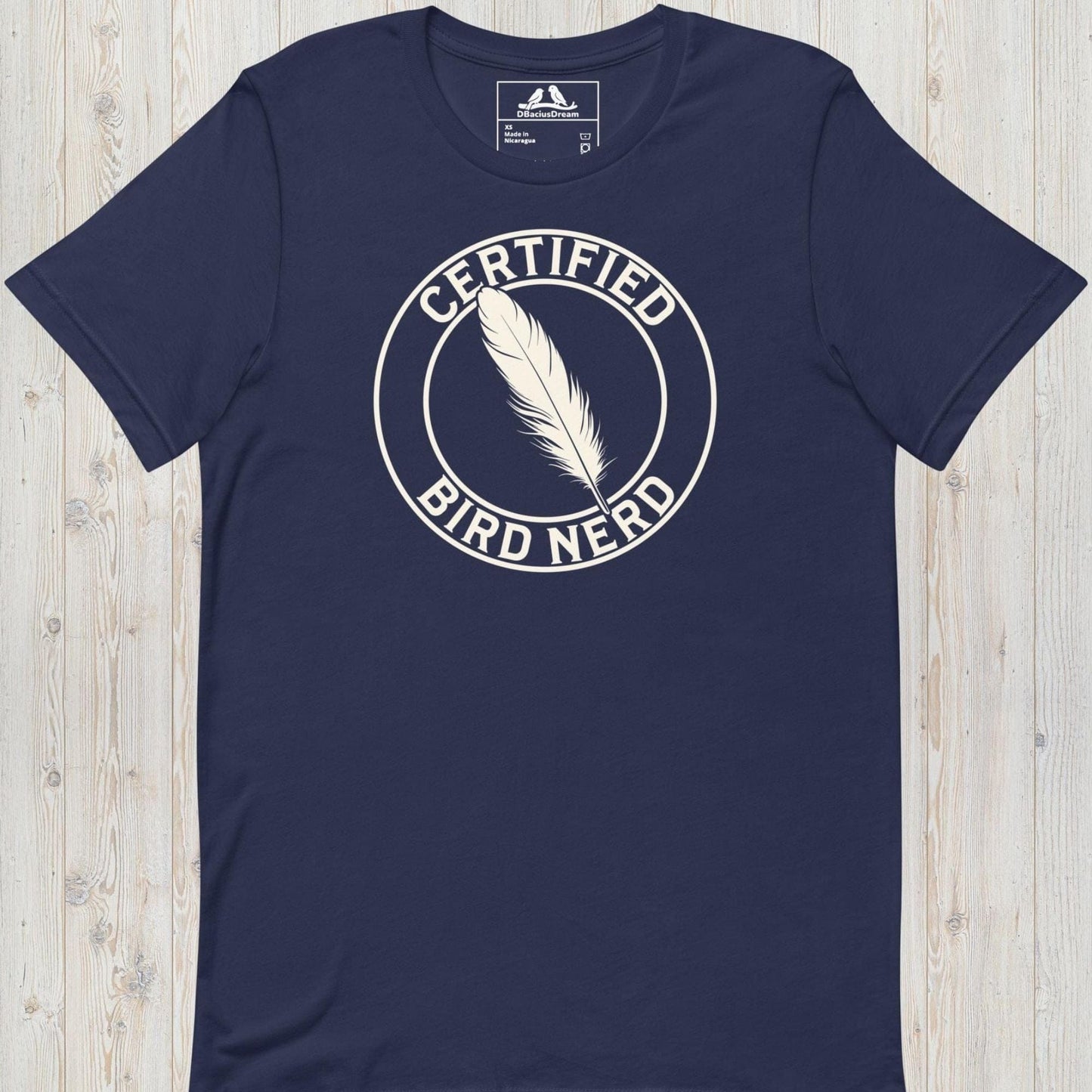 Certified Bird Nerd Unisex t-shirt