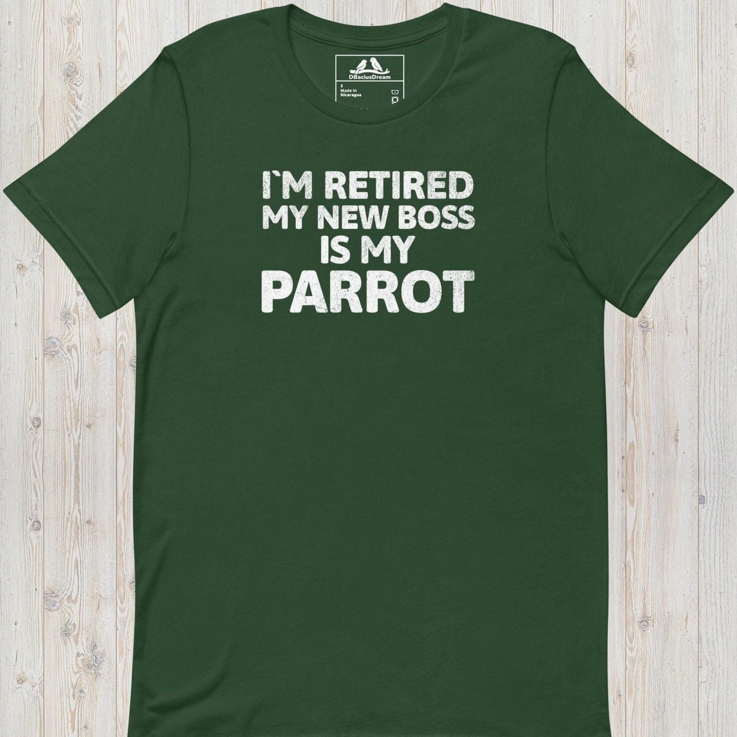 My New Boss Is My Parrot Unisex t-shirt