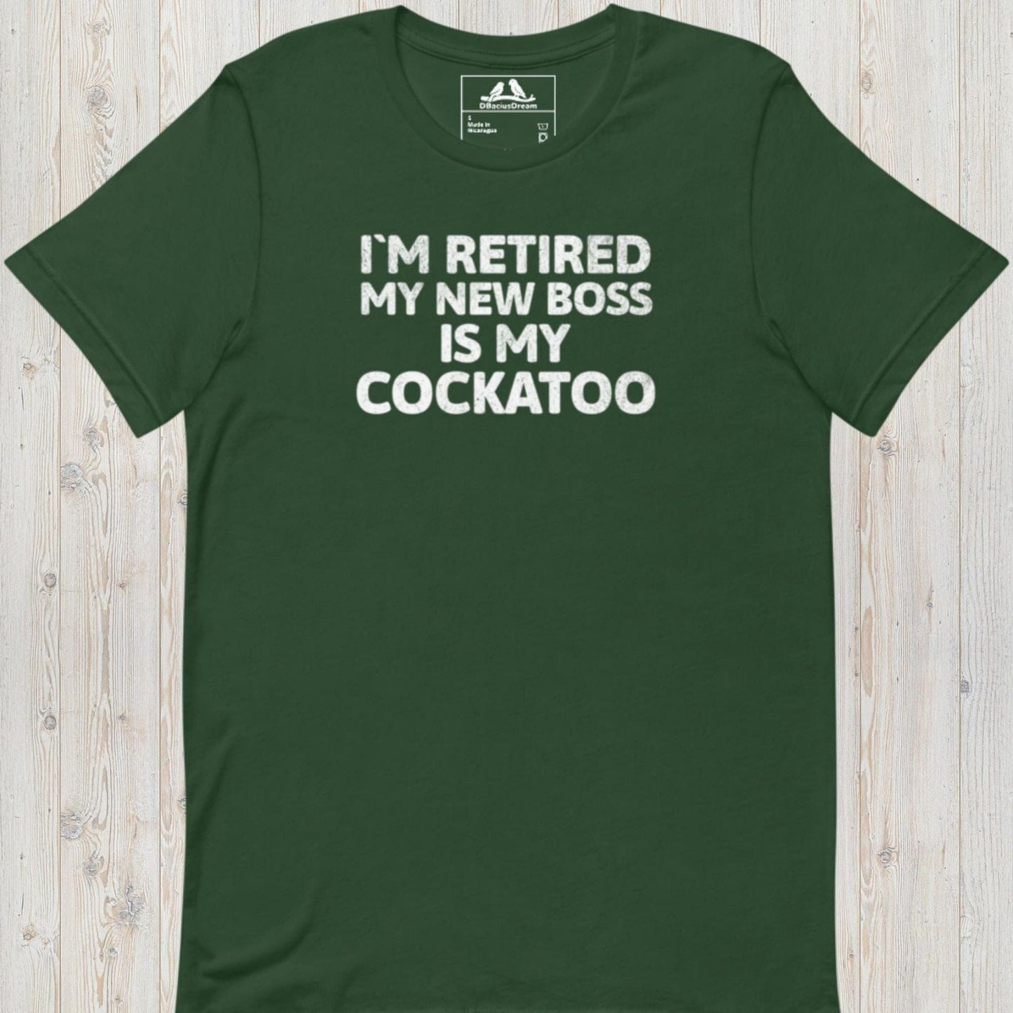 My New Boss Is My Cockatoo Unisex t-shirt