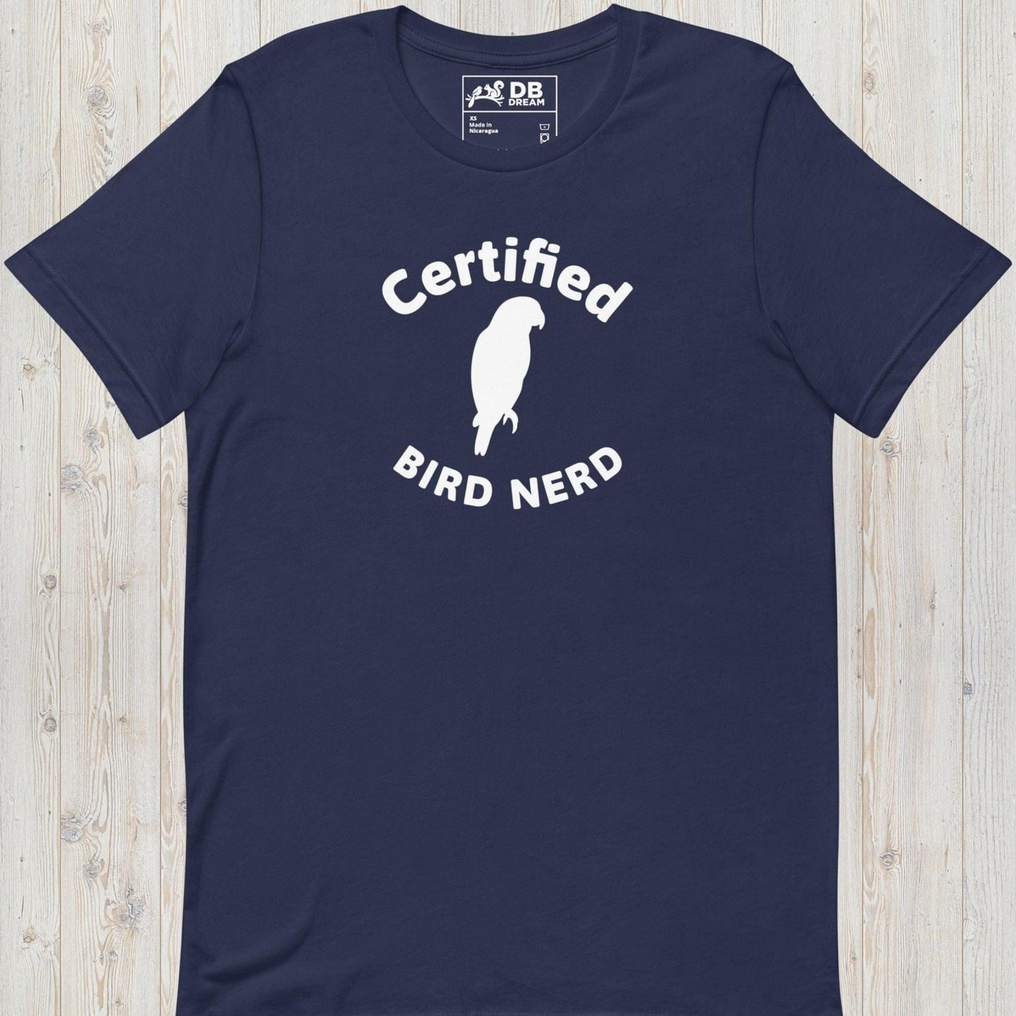 Certified Bird Nerd Unisex t-shirt