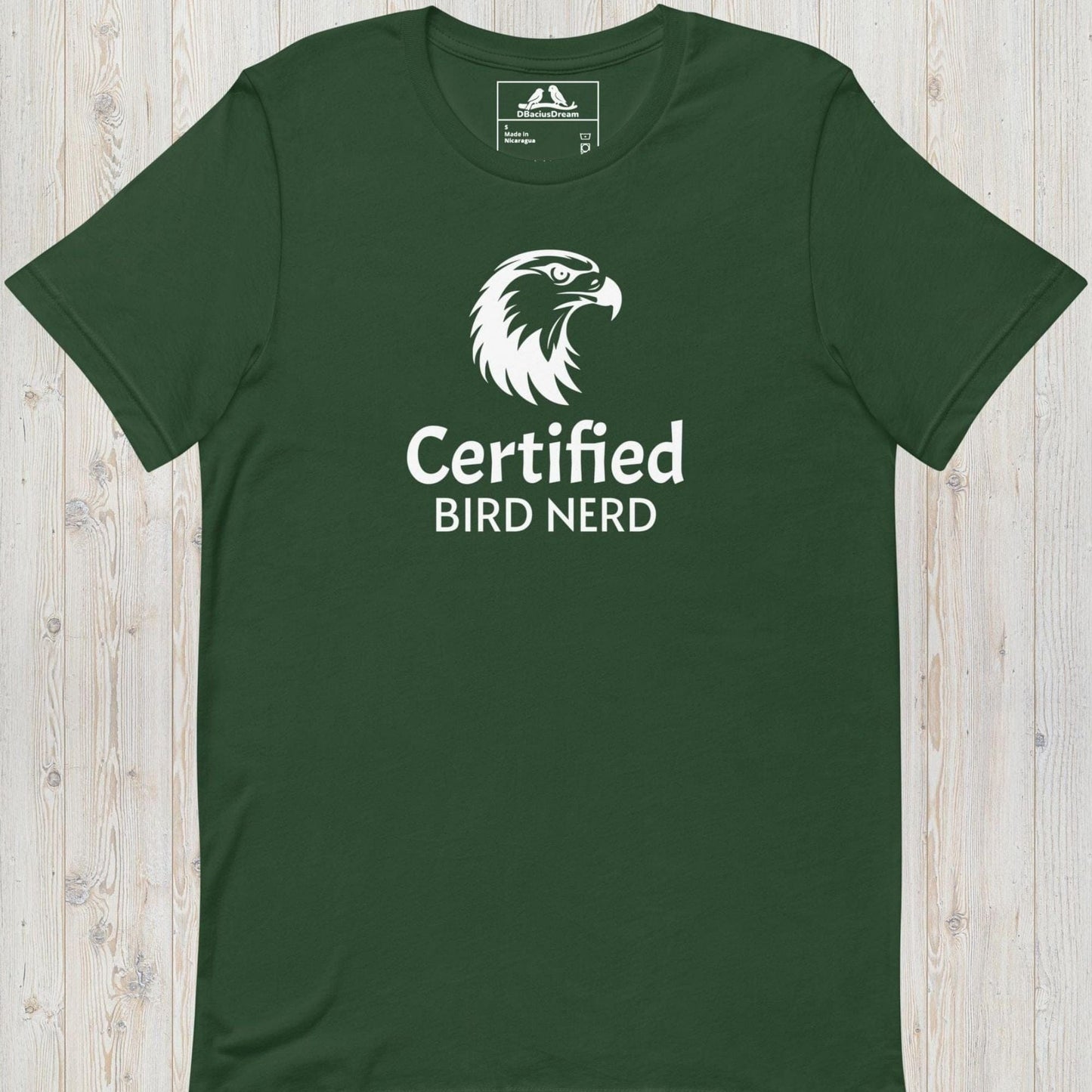 Certified Bird Nerd Unisex t-shirt