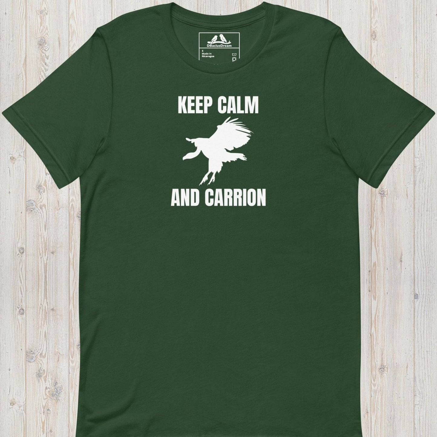 Keep Calm And Carrion Unisex t-shirt