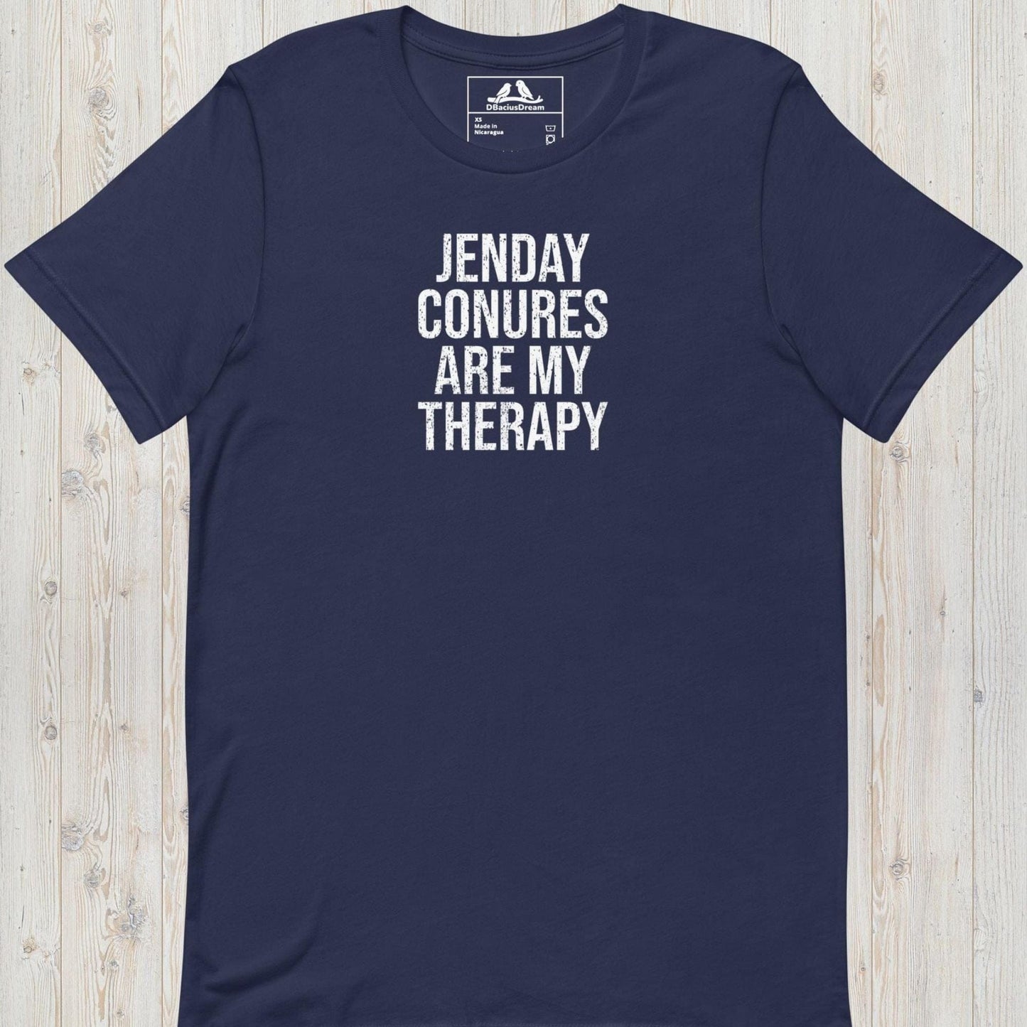 Jenday Conures Are My Therapy Unisex t-shirt