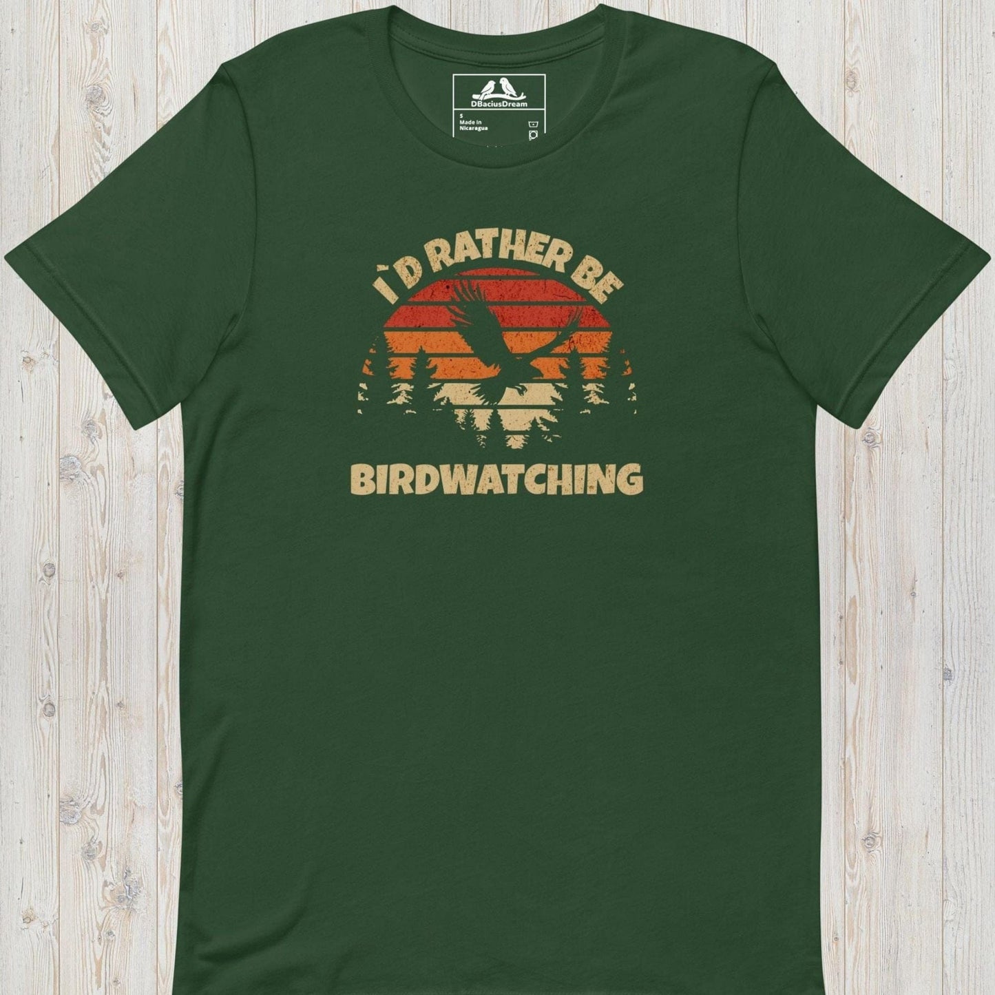 Id Rather Be Birdwatching Unisex t-shirt