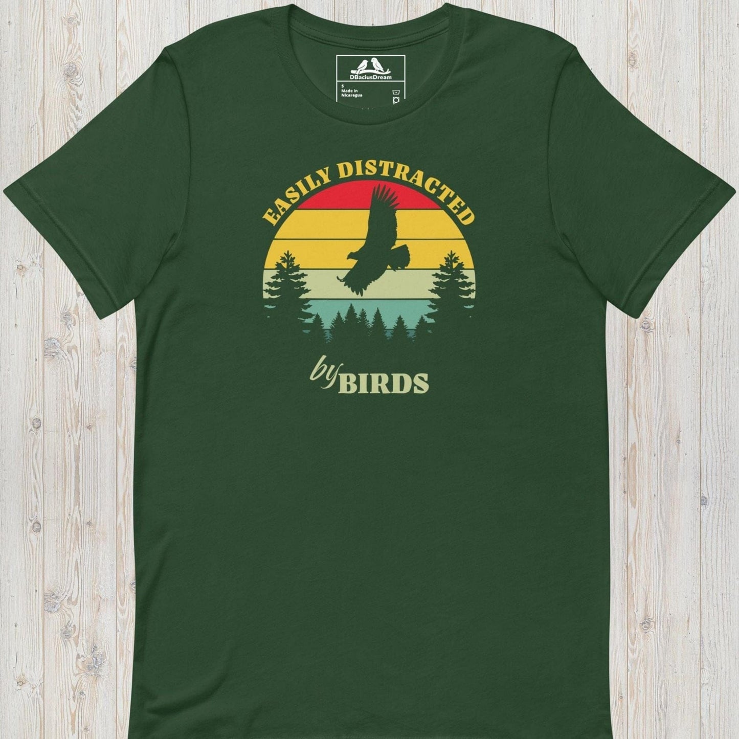 Easily Distracted By Birds Unisex t-shirt