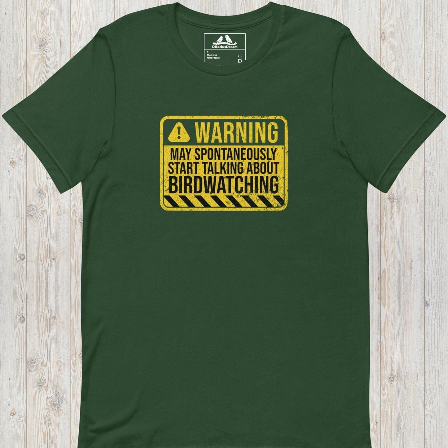 Birdwatching Warning Unisex t-shirt