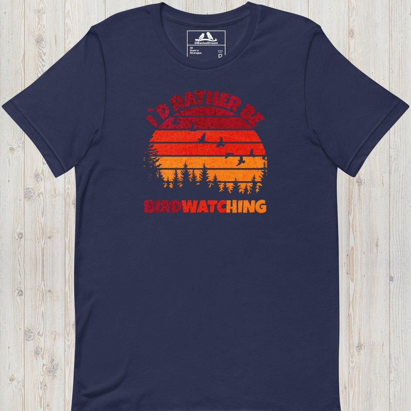 Id Rather Be Birdwatching Unisex t-shirt