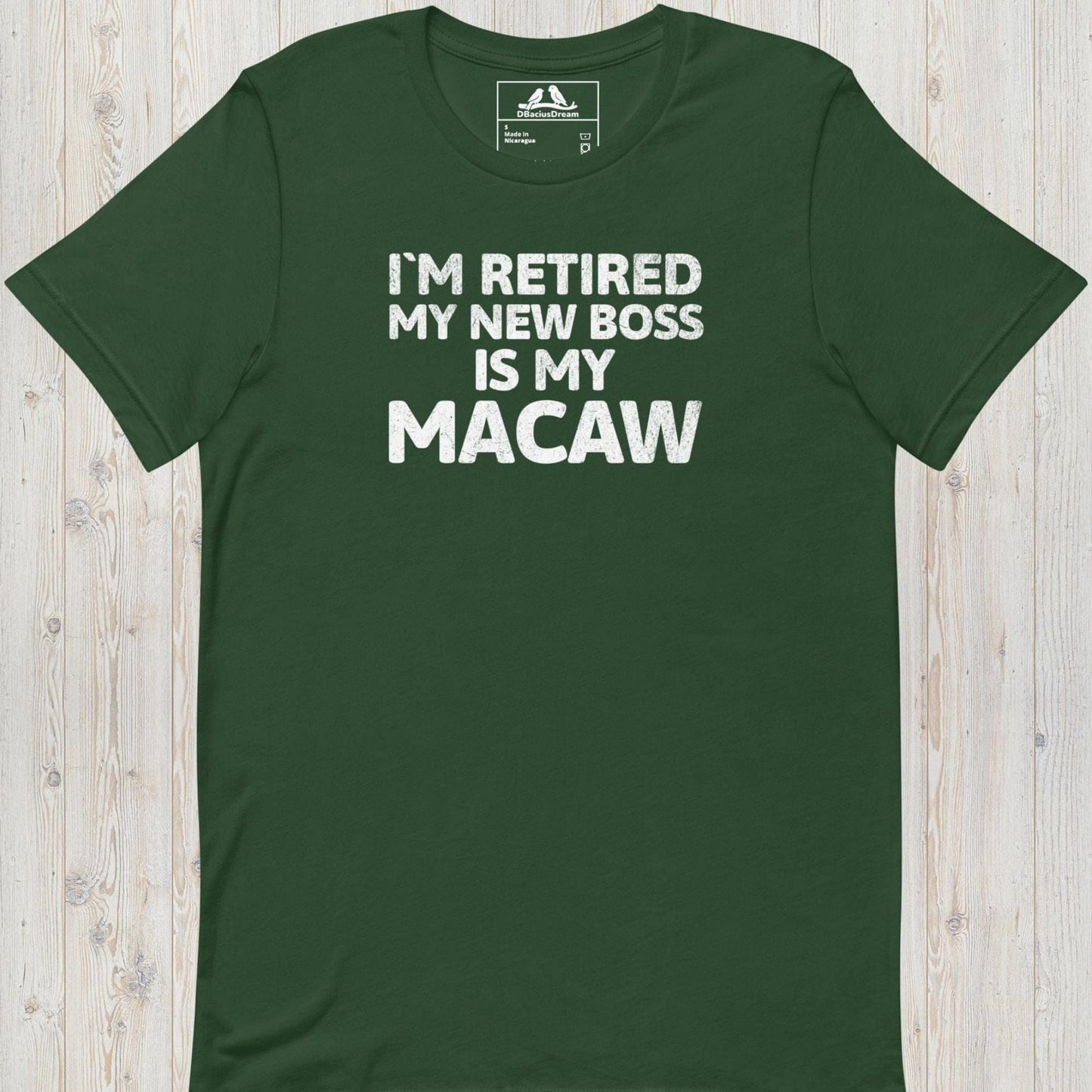 My New Boss Is My Macaw Unisex t-shirt