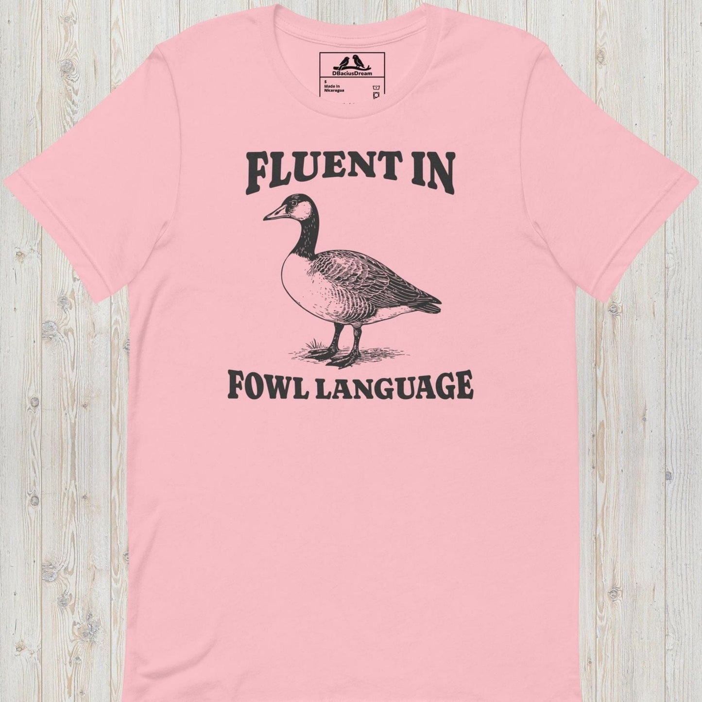Fluent In Fowl Language Unisex t-shirt