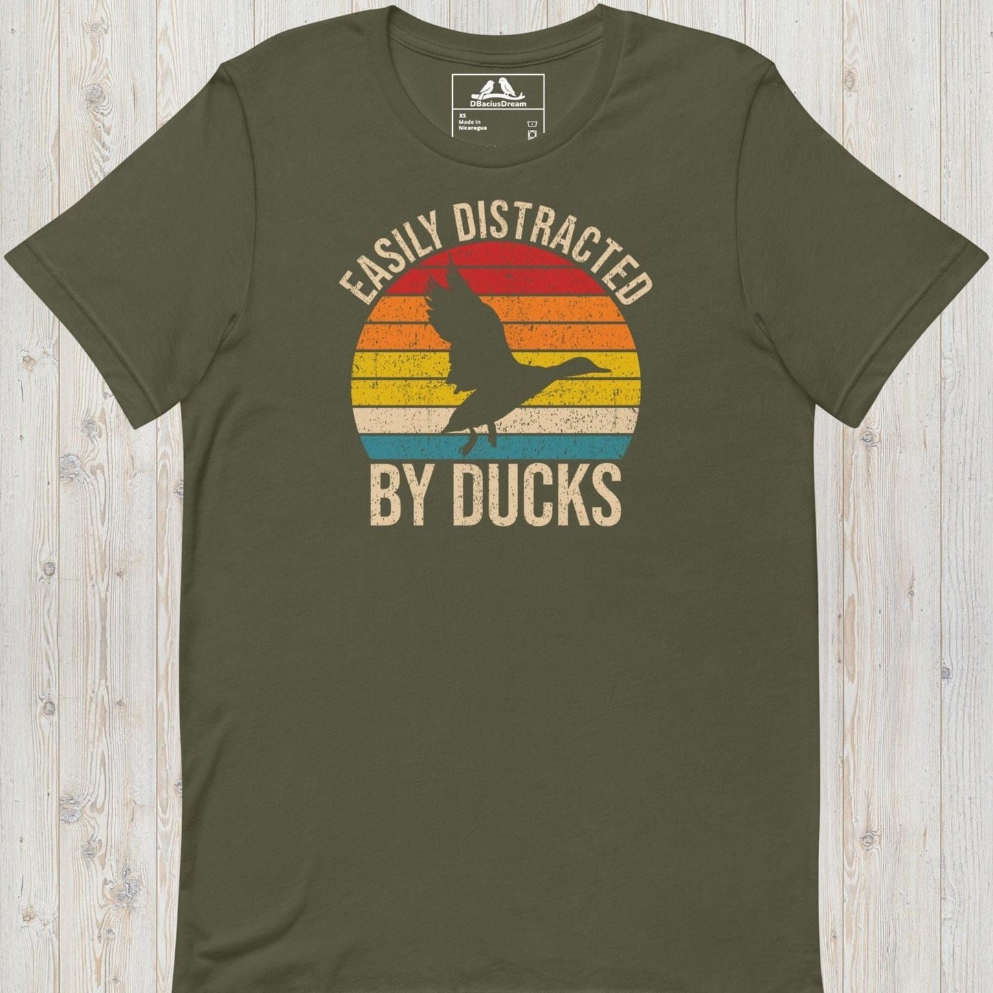 Easily Distracted By Ducks Unisex t-shirt