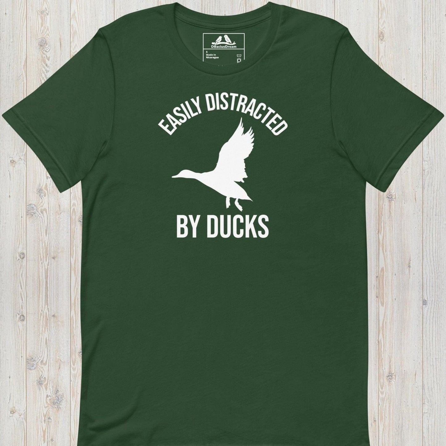 Easily Distracted By Ducks Unisex t-shirt