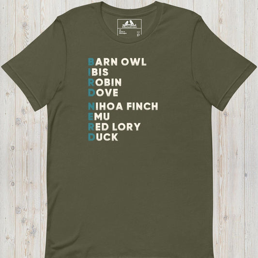 Bird Nerd Unisex t-shirt
