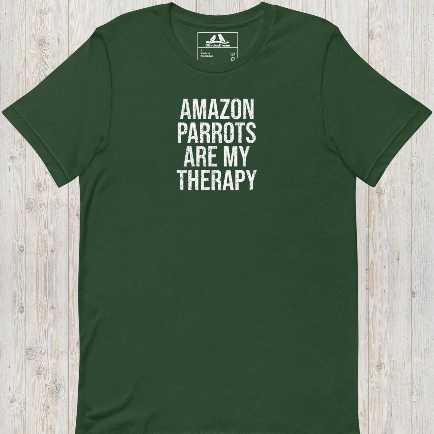 Amazon Parrots Are My Therapy Unisex t-shirt