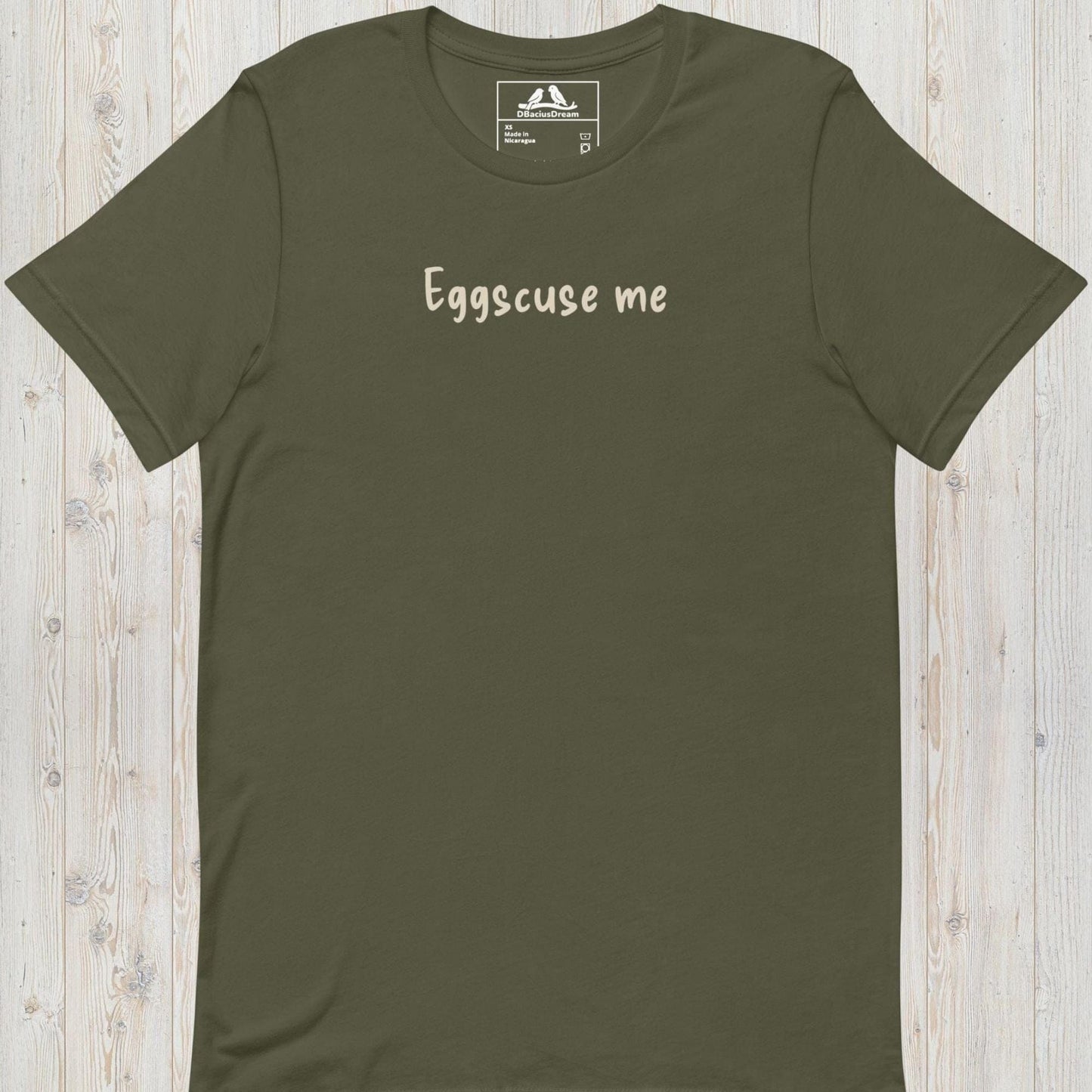 Eggscuse Me Unisex t-shirt